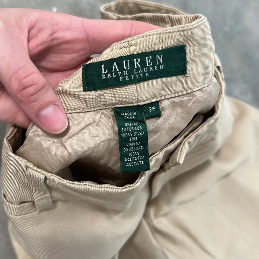 Silk Lauren Ralph Lauren Vintage Trousers - Picture 2 of 9